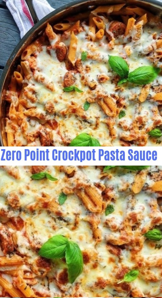 Zero Point Crockpot Pasta Sauce