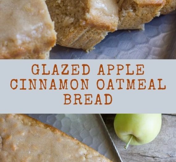 Glazed Apple Cinnamon Oatmeal Bread