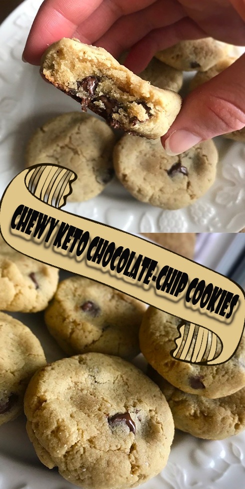 Chewy Keto Chocolate-Chip Cookies