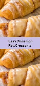 Easy Cinnamon Roll Crescents