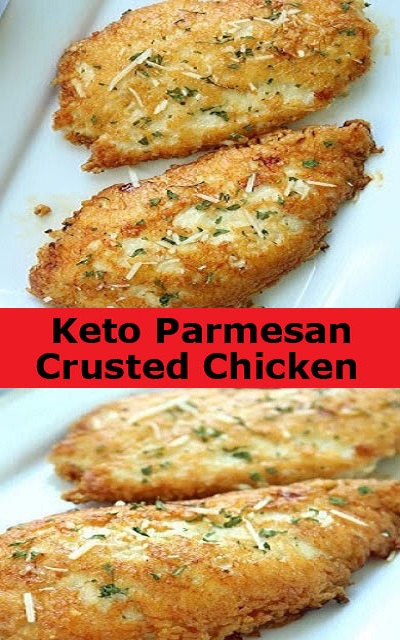 Keto Parmesan Crusted Chicken Recipe