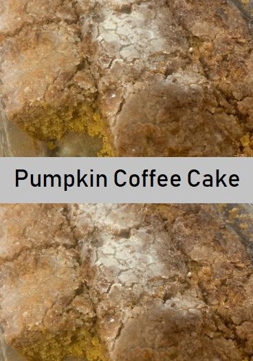 Pumpkin Coffee Cake