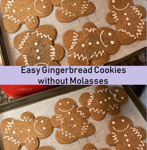 Easy Gingerbread Cookies without Molasses