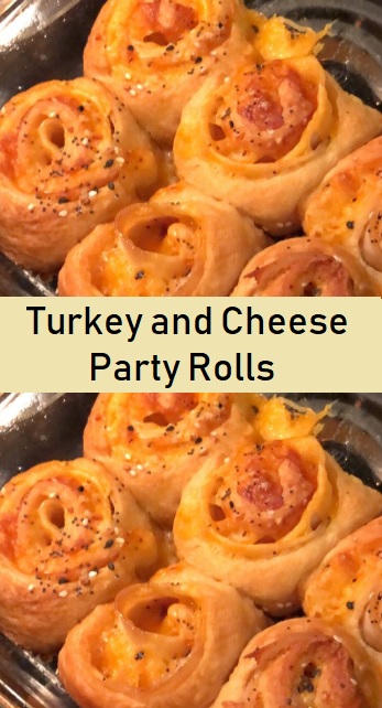 Turkey and Cheese Party Rolls