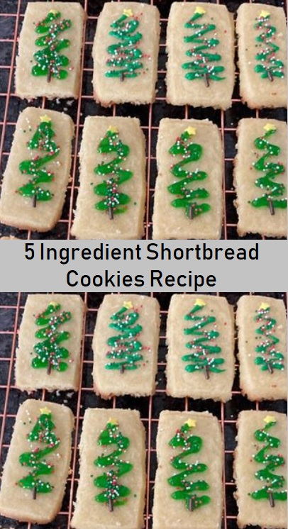 5 Ingredient Shortbread Cookies Recipe 