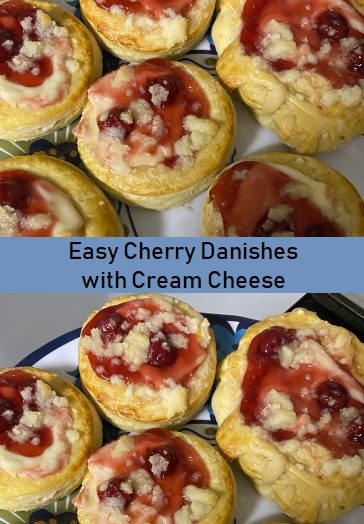 Easy Cherry Danishes with Cream Cheese