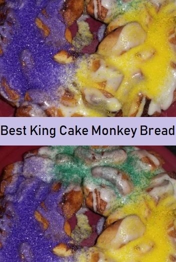 Best King Cake Monkey Bread