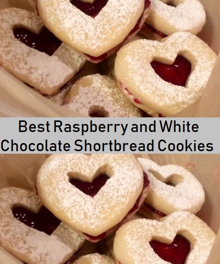 Best Raspberry and White Chocolate Shortbread Cookies