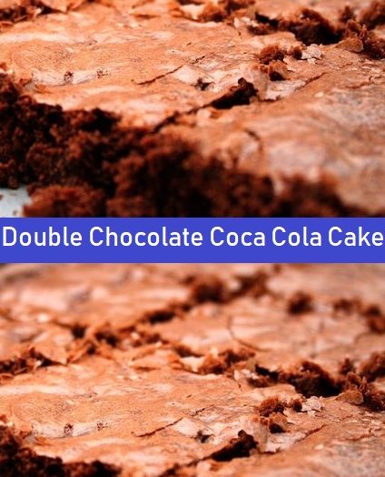 Homemade Double Chocolate Coca Cola Cake