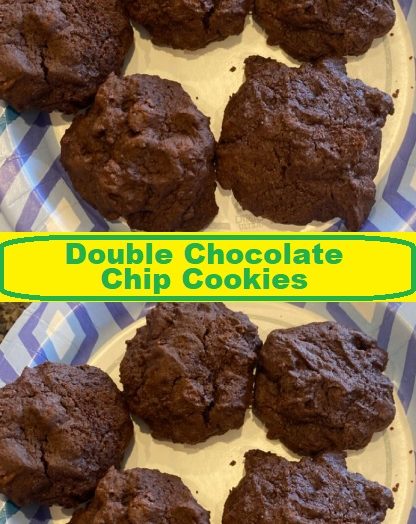 Easy Double Chocolate Chip Cookies