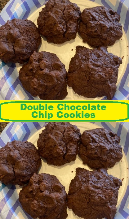 Easy Double Chocolate Chip Cookies