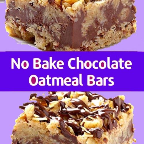 Chocolate Oatmeal Bars