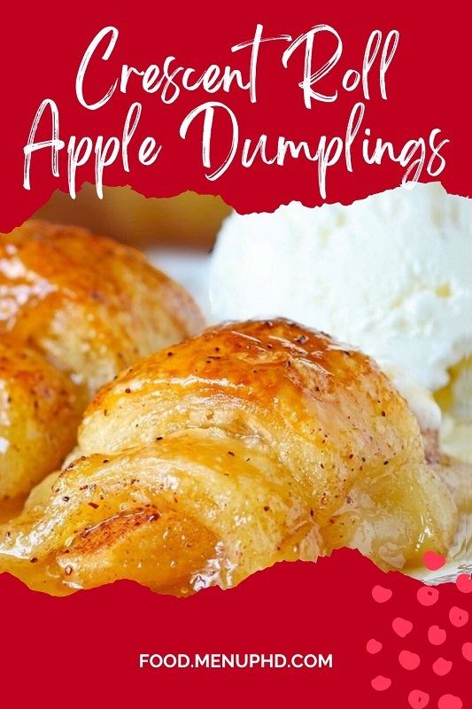 Crescent Roll Apple Dumplings recipe
