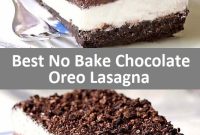 Best No Bake Chocolate Oreo Lasagna