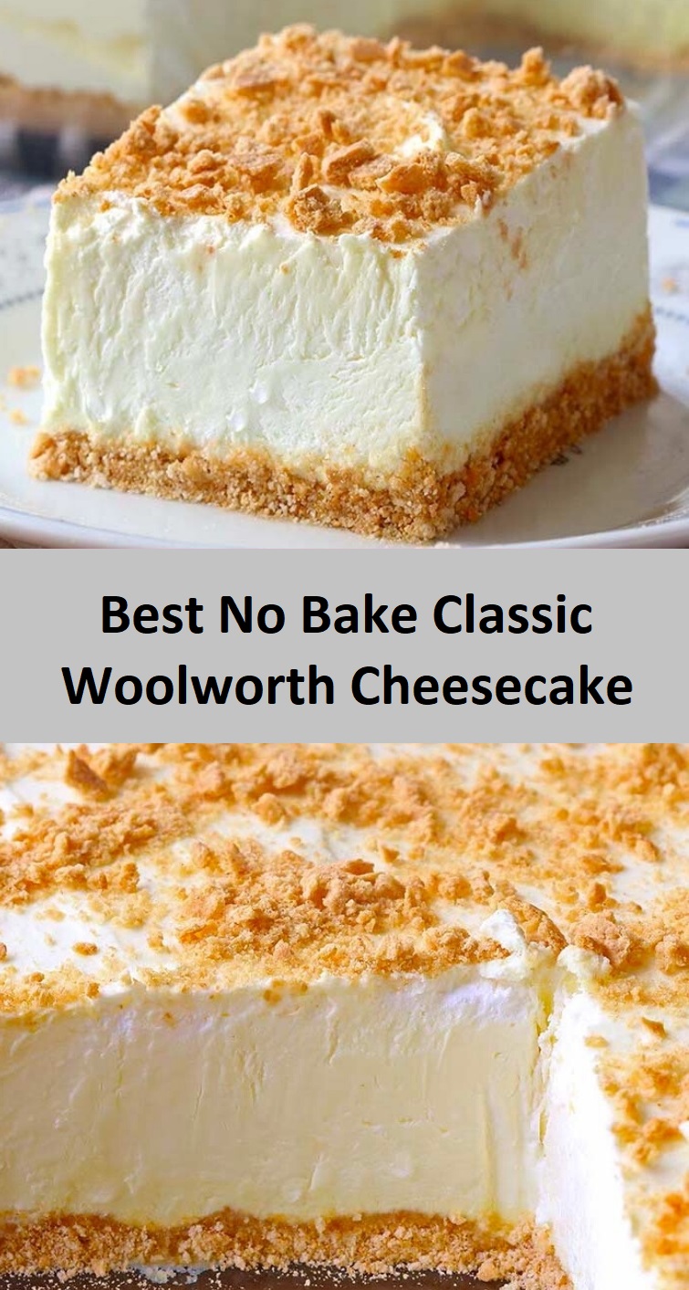 Best No Bake Classic Woolworth Cheesecake