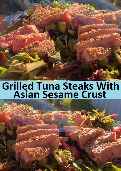 Grilled Tuna Steaks With Asian Sesame Crust