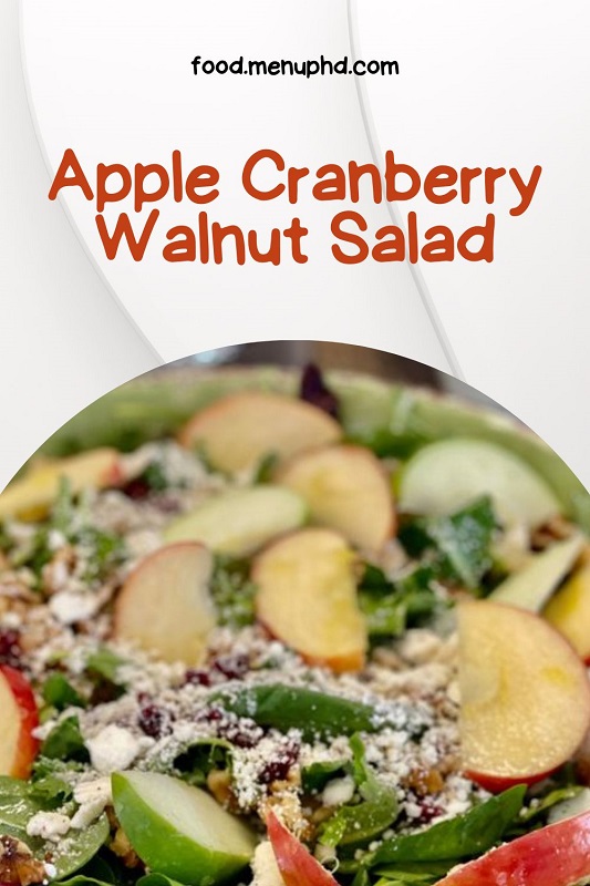 Apple Cranberry Walnut Salad