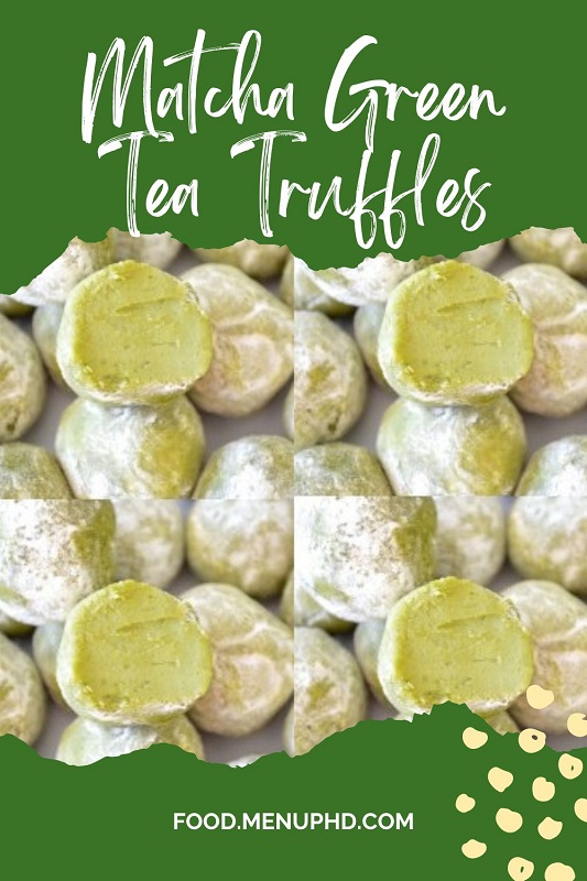 Matcha Green Tea Truffles