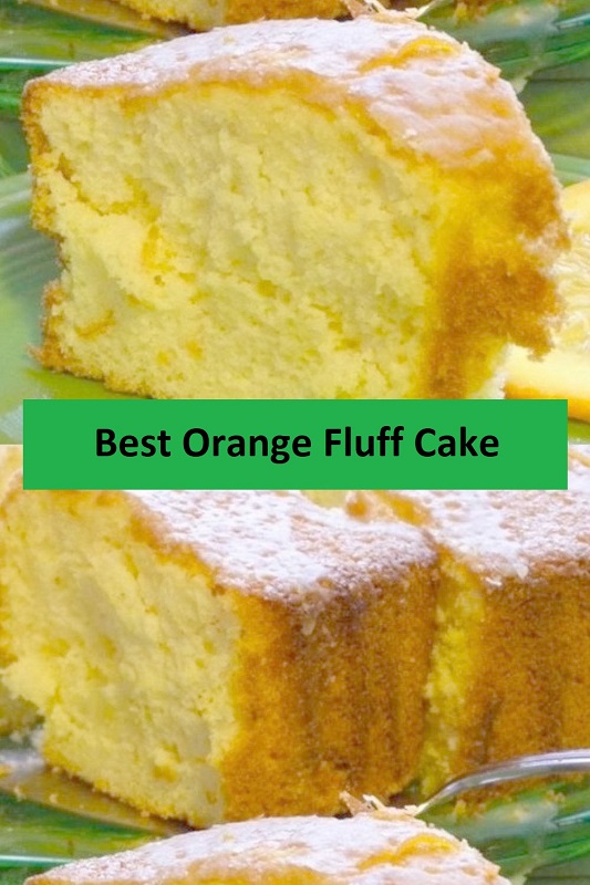 Best Orange Fluff Cake