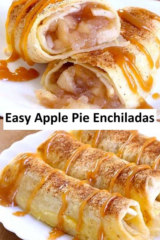 Easy Apple Pie Enchiladas