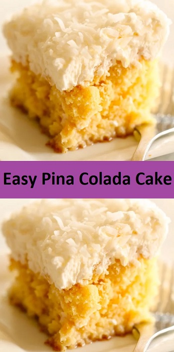 Easy Pina Colada Cake
