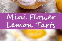 Mini Flower Lemon Tarts