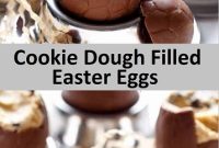 Cookie Dough Filled Easter Eggs