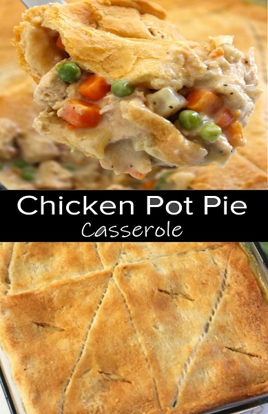 Easy Chicken Pot Pie Casserole