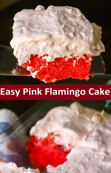 Easy Pink Flamingo Cake