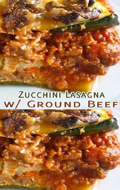 Zucchini Lasagna With Ground Beef