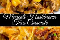 Mexicali Hashbrown Taco Casserole recipe