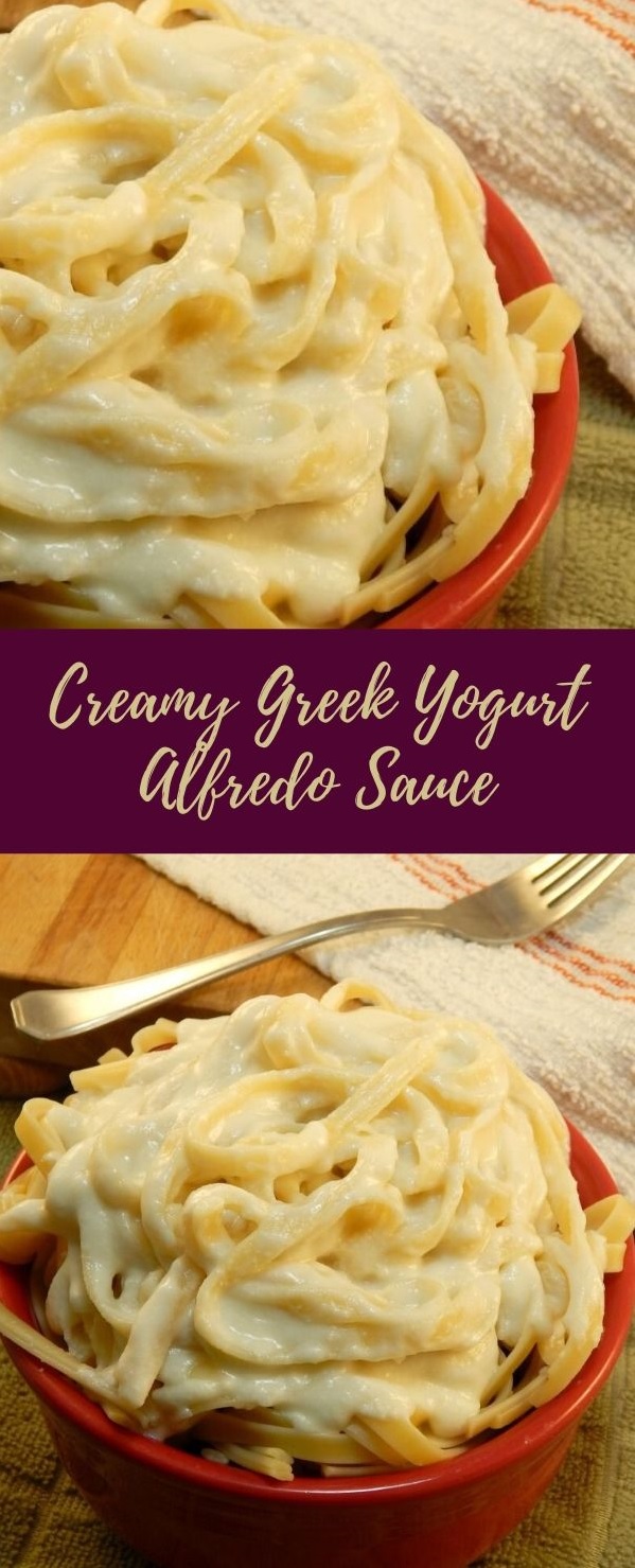 Creamy Greek Yogurt Alfredo Sauce