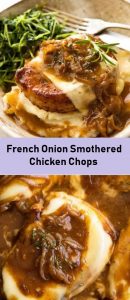 French Onion Smothered Chicken Chops 1