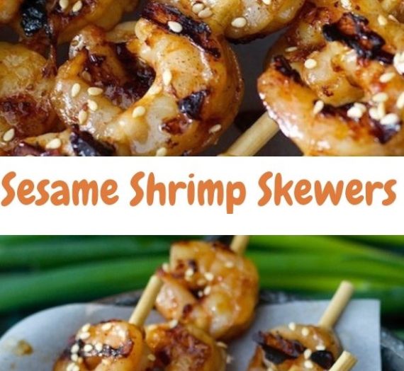 Sesame Shrimp Skewers