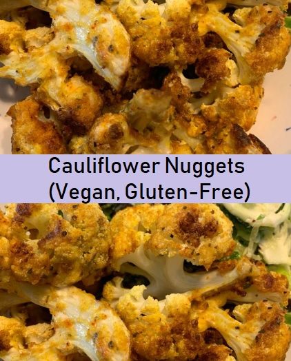 Cauliflower Nuggets (Vegan, Gluten-Free)