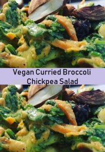 Vegan Curried Broccoli Chickpea Salad