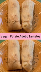 Vegan Potato Adobo Tamales