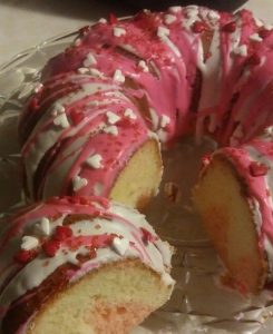 Delicious Valentine's Swirl Cake