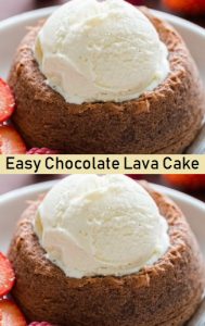 Easy Chocolate Lava Cake