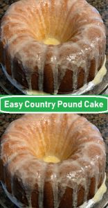 Easy Country Pound Cake