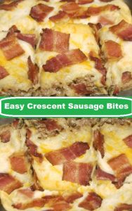 Easy Crescent Sausage Bites