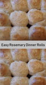 Easy Rosemary Dinner Rolls