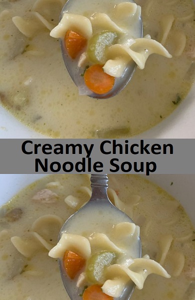 Creamy Chicken Noodle Soup recipe