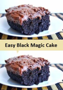 Easy Black Magic Cake Recipe
