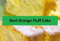 Best Orange Fluff Cake
