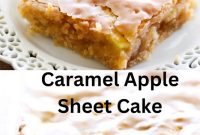 Caramel Apple Sheet Cake