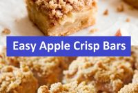 Easy Apple Crisp Bars