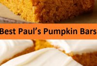 Best Paul’s Pumpkin Bars