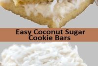 Easy Coconut Sugar Cookie Bars