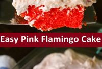 Easy Pink Flamingo Cake